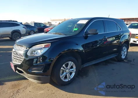2017 Chevrolet Equinox Ls z USA, uszkodzony, nr VIN 2GNALBEK2H1587200